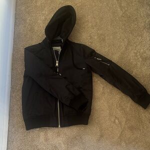 Levi's Black Bomber Jacket with Hood
